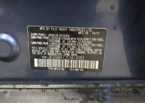 2012 Subaru Forester 2.5X Limited from USA, damaged, VIN JF2SHAFC2CH414901